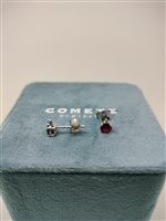 Earrings Comete Woman Storia Di Luce in White Gold Rubino ORB 882 COMETE - ORB 882 COMETE